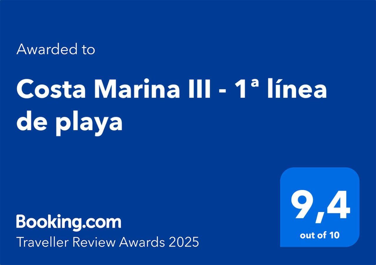 Costa Marina III - 1ª Linea De Playa Lägenhet El Borseral Exteriör bild